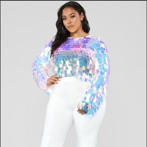 Fashion nova “tardy to the party” top